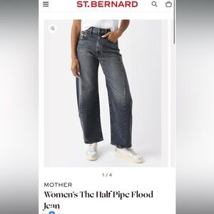 NWT mother half pipe flood in outta sight